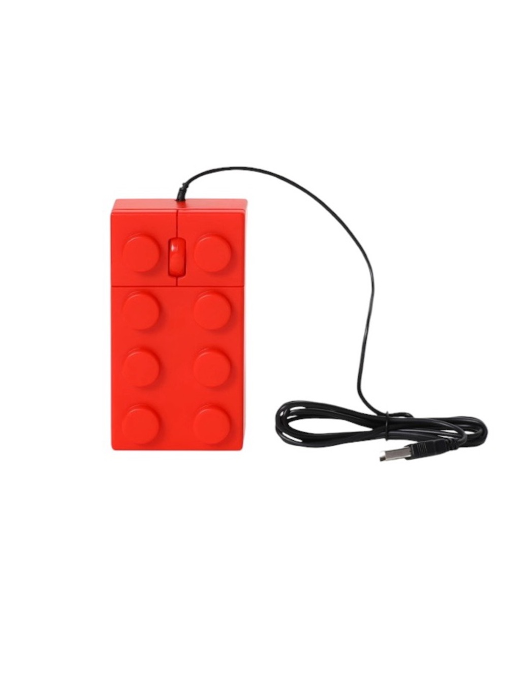 Red Wired USB Computer Mouse Red Lego - Picture 4 of 6